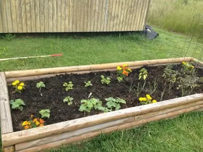 small raised bed for small space gardening