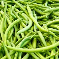 bundle of string green beans