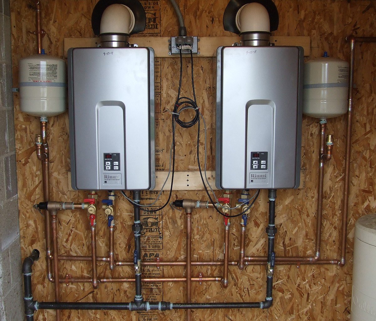 double rinnai tankless water heaters